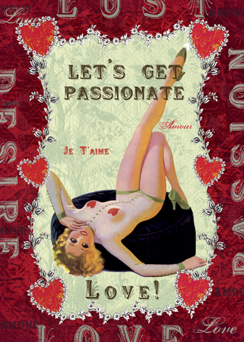 Let's Get Passionate Greeting Card Let's Get Passionate Greeting Card